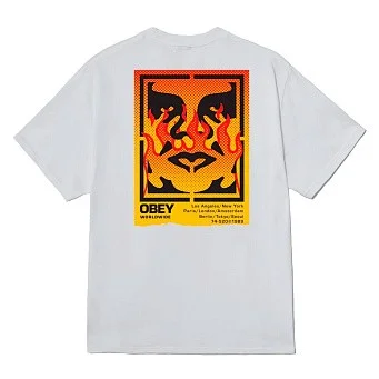 Футболка Obey Obey Icon Stencil Flame