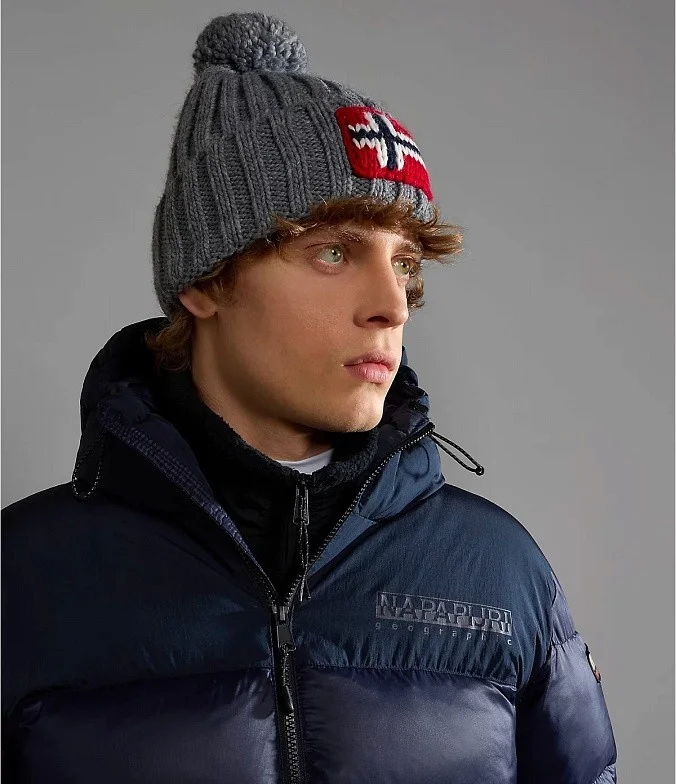 Шапка Napapijri Semiury Medium Grey Melange