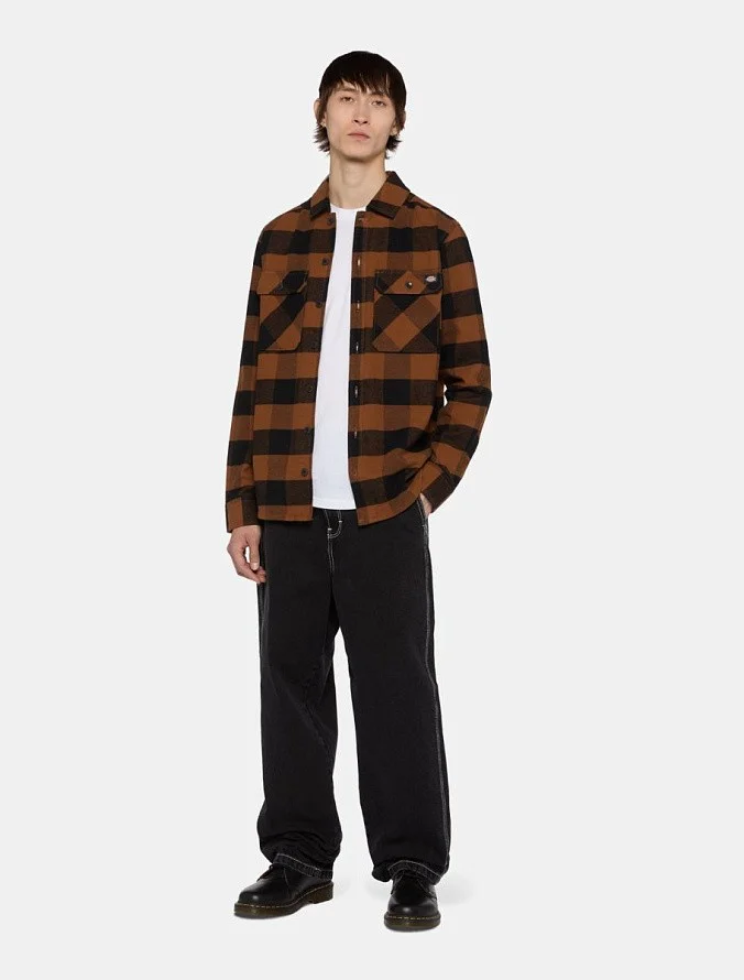 Рубашка Dickies Sacramento Shirt Toffee
